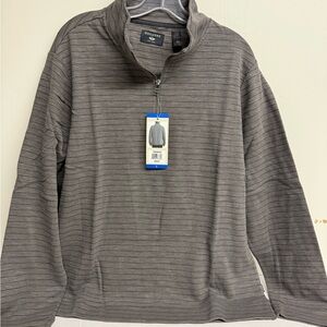 Dockers Charcoal Quarter-Zip Pullover